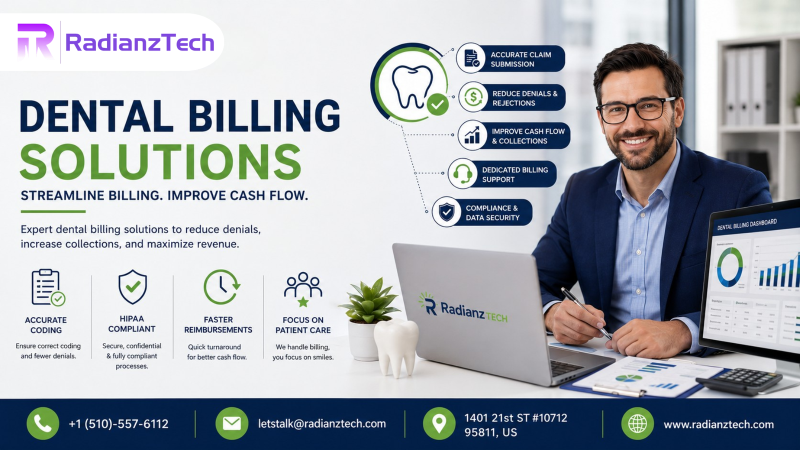 Dental billing solutions in Sacramento for better patient billing experience